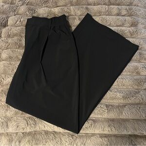 alo High-Waisted Black Pursuit Trousers